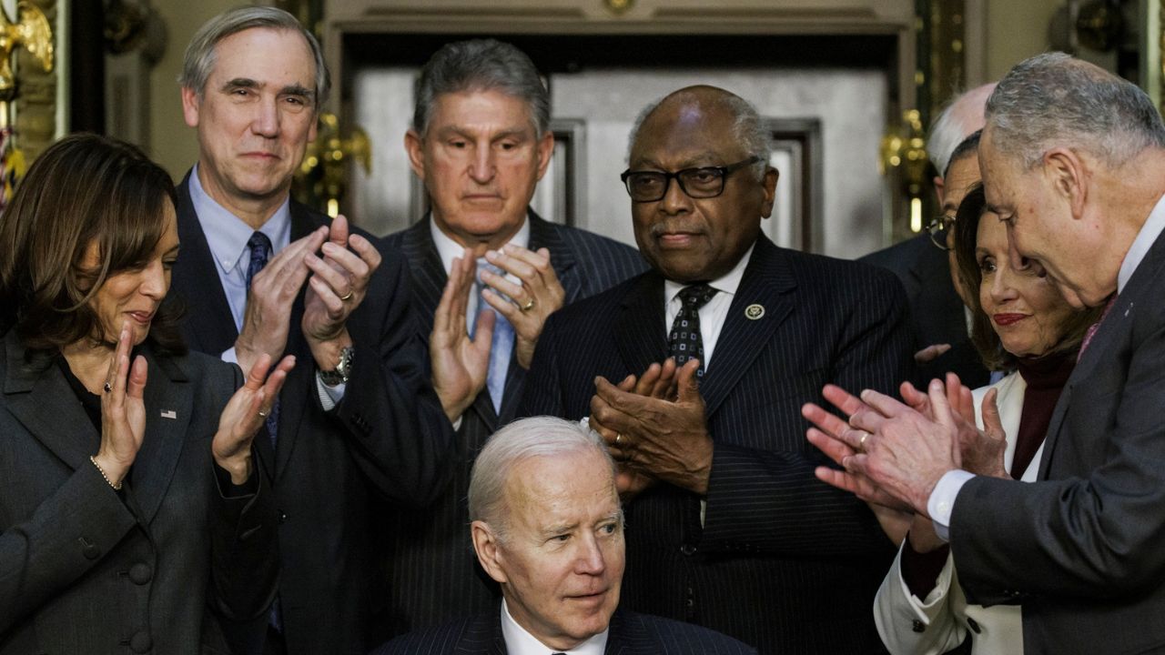 Joe Manchin with biden